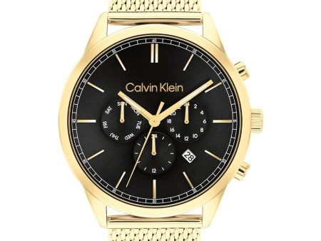 Men s Watch Calvin Klein 25200375 Black (Ø 44 mm) Fashion