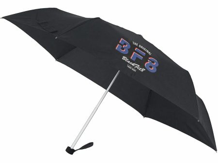 Foldable Umbrella BlackFit8 Urban Black Navy Blue 48 cm Online now