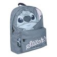 Casual Backpack Stitch Blue 32 x 4 x 42 cm on Sale