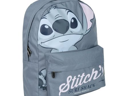 Casual Backpack Stitch Blue 32 x 4 x 42 cm on Sale