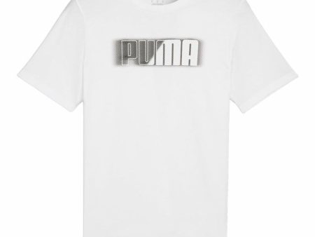 Men’s Short Sleeve T-Shirt Puma Graphics Wording For Discount