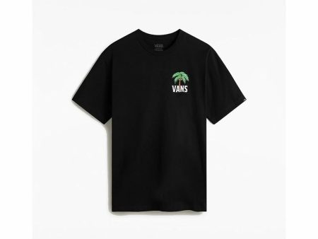 Men’s Short Sleeve T-Shirt Vans Down Time Black For Sale