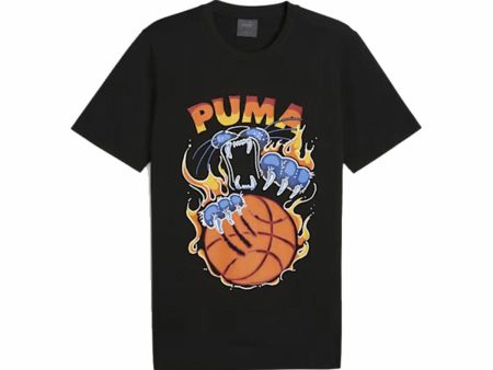 Short-sleeve Sports T-shirt Puma TSA 6  Black Online Hot Sale