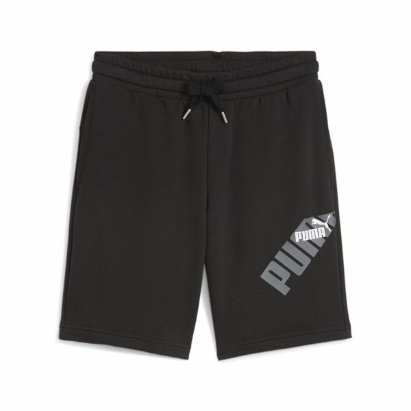 Sports Shorts Puma Power Graphic Black Supply