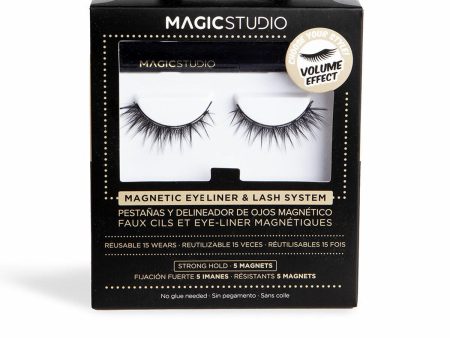 Set of false eyelashes Magic Studio Volume Magnetic 2 Pieces Discount