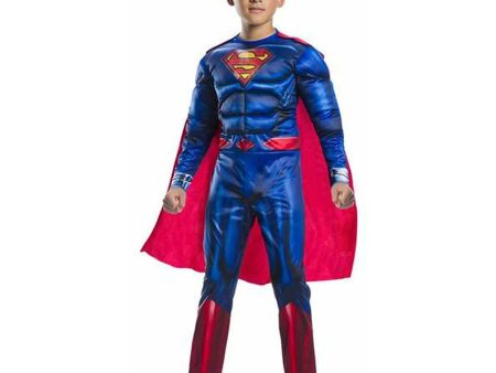 Costume for Children Rubies Black Line Deluxe Superman Blue on Sale