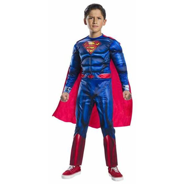 Costume for Children Rubies Black Line Deluxe Superman Blue on Sale