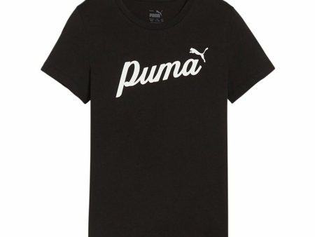 Child s Short Sleeve T-Shirt Puma Essentials + Script Supply