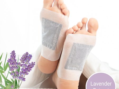 Detox Foot Patches Lavender InnovaGoods 10Units Supply