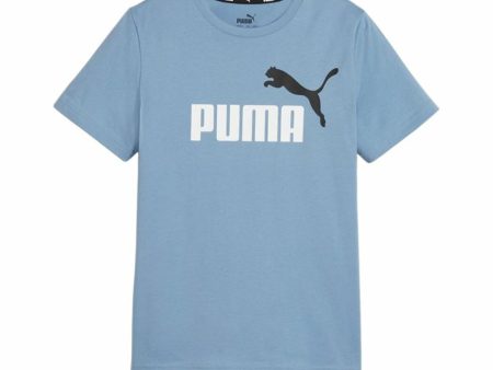 Child s Short Sleeve T-Shirt Puma Essentials+ 2 Col on Sale