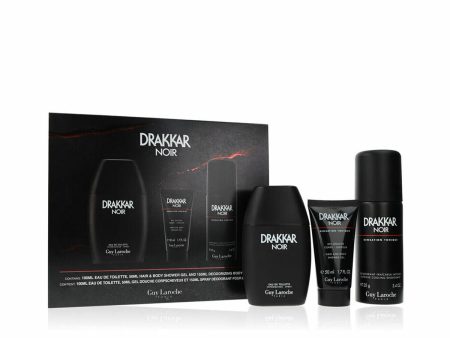 Men s Perfume Set Guy Laroche DRAKKAR NOIR EDT 3 Pieces Online