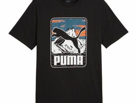 Men’s Short Sleeve T-Shirt Puma GRAPHICS Mountain on Sale