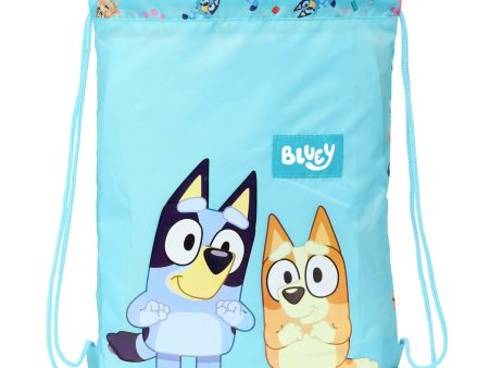 Backpack with Strings Bluey Sky blue 26 x 34 x 1 cm Online now