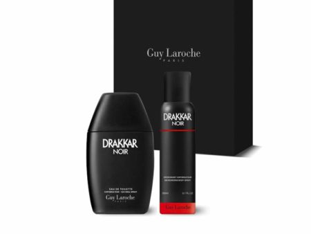 Men s Perfume Set Guy Laroche DRAKKAR NOIR EDT 2 Pieces Online Hot Sale