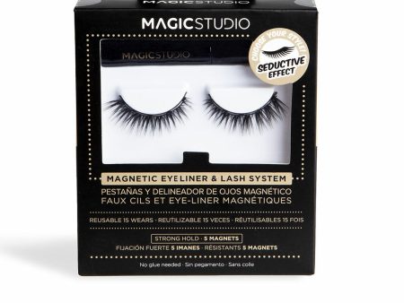 Set of false eyelashes Magic Studio Seductive Magnetic 2 Pieces Cheap