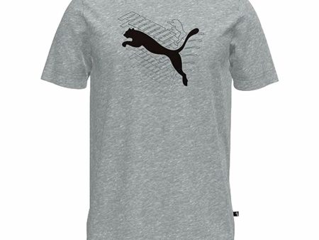 Men’s Short Sleeve T-Shirt Puma Graphics Cat on Sale