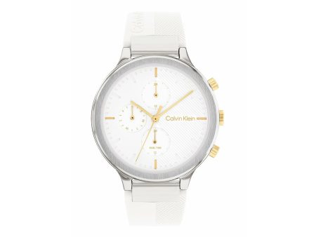 Men s Watch Calvin Klein 25200244 White Online Hot Sale