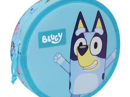 Pencil Case Bluey Sky blue 18 Pieces Sale