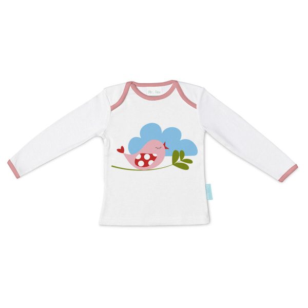 Children’s Long Sleeve T-shirt HappyFriday Mr Fox Little Birds Multicolour 12-18 Months Fashion