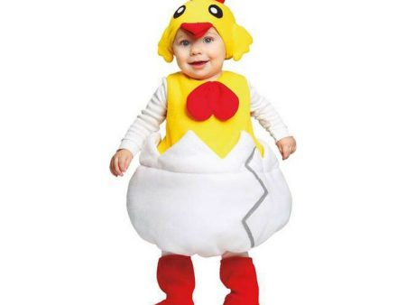 Costume for Children 3-4 Years Chicken (3 Pieces) For Sale