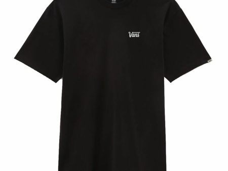 Men’s Short Sleeve T-Shirt Vans Mini-Script B Black For Discount