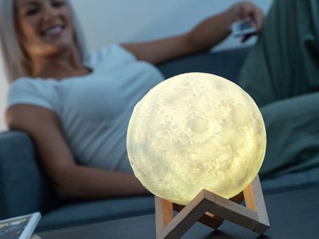 Rechargeable LED Moon Lamp InnovaGoods Moondy (Refurbished B) Supply