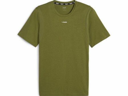 Short-sleeve Sports T-shirt Puma Kwick Hike™  Green Sale