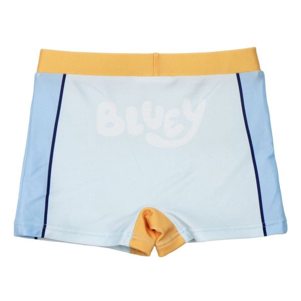 Boys Swim Shorts Bluey Light Blue Fashion