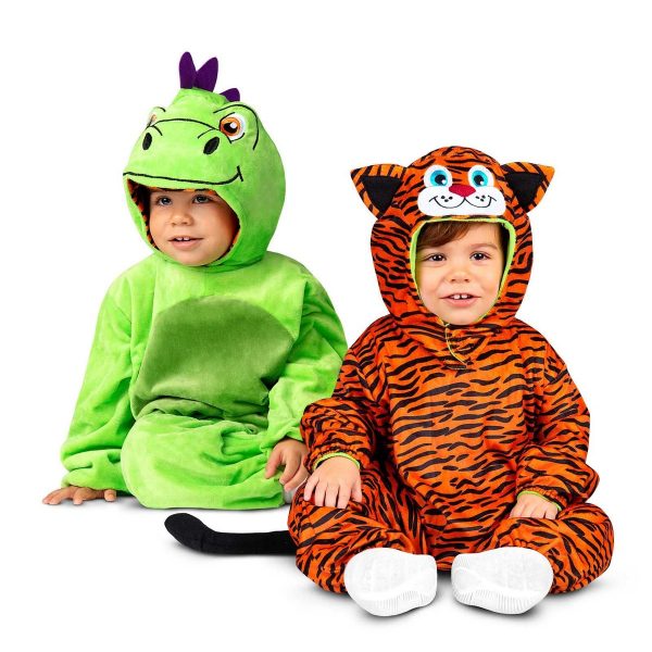 Costume for Children My Other Me Tiger Dragon S 3-4 Years Reversible Discount