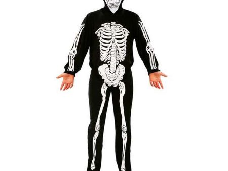 Costume for Children My Other Me Skeleton 7-9 Years Black (2 Pieces) Supply