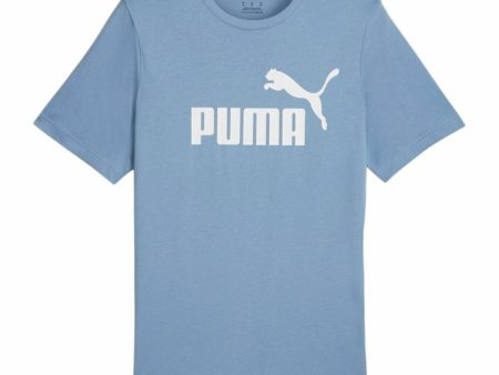 Men’s Short Sleeve T-Shirt Puma Essentials Zen Indigo Fashion