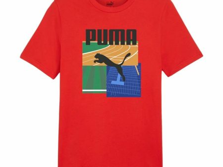 Short-sleeve Sports T-shirt Puma GRAPHICS Summer por For All Time Online