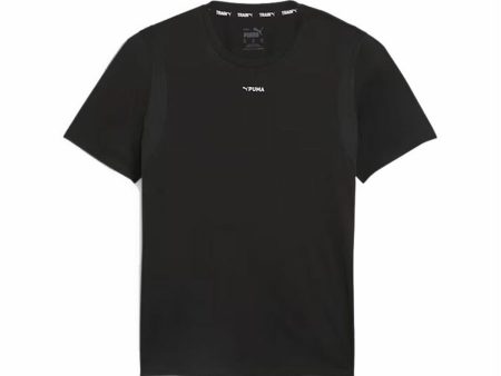 Men’s Short Sleeve T-Shirt Puma FIT Triblend Black For Discount