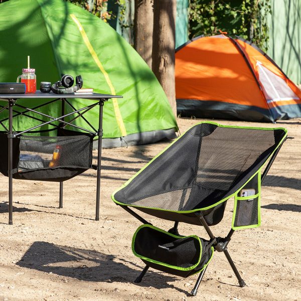 Foldable Camping Chair Folstul InnovaGoods Black (Refurbished A) Online