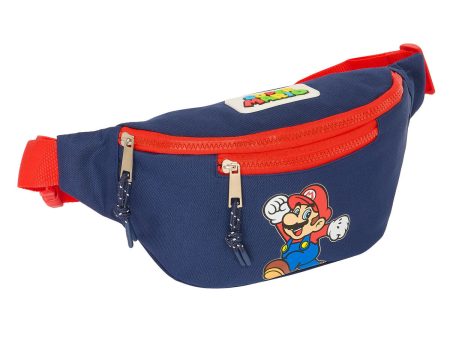 Belt Pouch Super Mario World Navy Blue 23 x 12 x 9 cm Hot on Sale