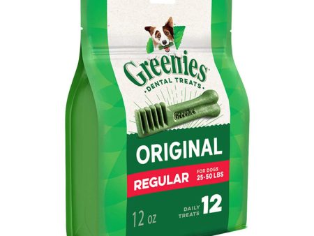 GREENIES - Original Dental Dog Treats Regular - 12 Treats (12 oz. 340 g) Discount