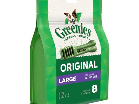 GREENIES - Original Dental Dog Treats Large - 8 Treats (12 oz. 340 g) Fashion