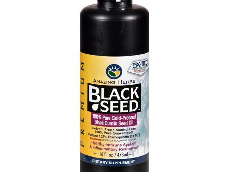 AMAZING HERBS - Egyptian Black Seed Oil - 16 fl. oz. For Sale