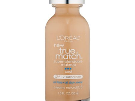 L OREAL - True Match Super-Blendable Makeup C3 Creamy Natural - 1 fl. oz. (30 ml) Cheap