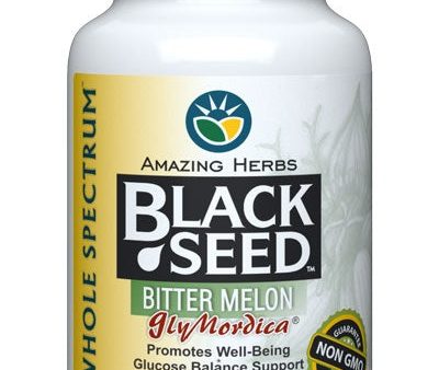 AMAZING HERBS - GlyMordica Bitter Melon - 60 Capsules Hot on Sale