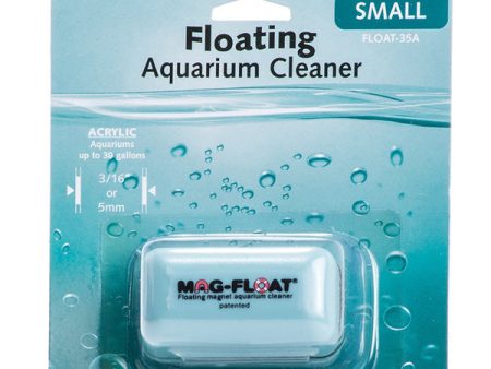 GULFSTREAM - Mag-Float Acrylic Aquarium Cleaner Small - 2 3 8  x 1 3 8  x 1  For Discount