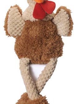 GO DOG - Skinny Brown Rooster with Chew Guard - 1 Toy Online