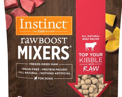 NATURE S VARIETY - Instinct Freeze-Dried Raw Boost Mixers Beef Recipe Dog Food Topper - 14 oz. (396 g) Hot on Sale