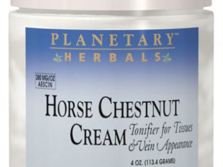 PLANETARY HERBALS - Horse Chestnut Cream - 4 oz. (113.4 g) on Sale