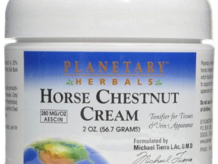 PLANETARY HERBALS - Horse Chestnut Cream - 2 oz. (56.7 g) Online Sale