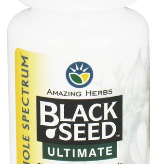 AMAZING HERBS - Black Seed Ultimate - 100 Capsules Fashion