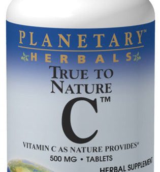 PLANETARY HERBALS - True To Nature C 500 mg - 60 Tablets Online Hot Sale