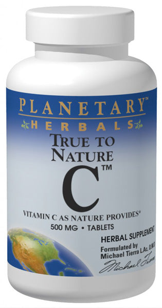 PLANETARY HERBALS - True To Nature C 500 mg - 60 Tablets Online Hot Sale