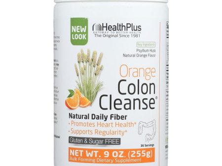 HEALTH PLUS - Colon Cleanse Orange Stevia - 9 oz. (266 g) For Sale