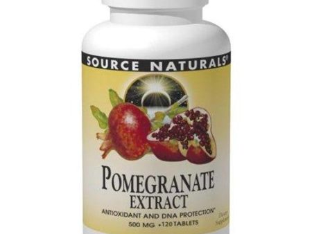 SOURCE NATURALS - Pomegranate Extract 500 mg - 120 Tablets on Sale